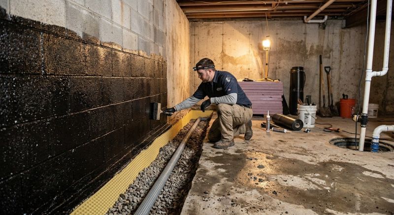 Foundation Moisture Prevention in Fredericksburg, VA